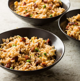 Simple pork fried rice