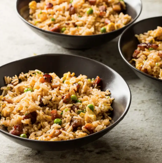 Simple pork fried rice