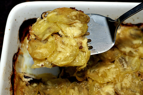 Simple potato gratin