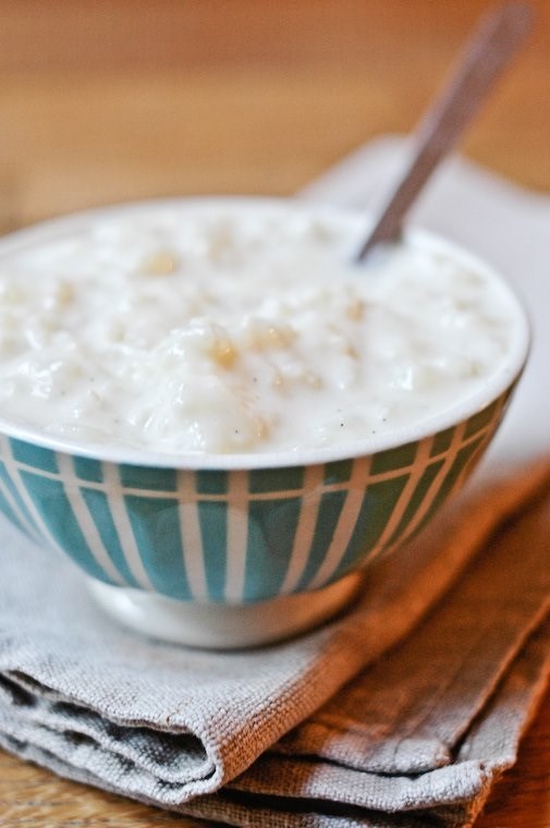 Simple rice pudding (Riz au lait)