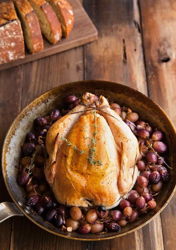 Simple roast chicken
