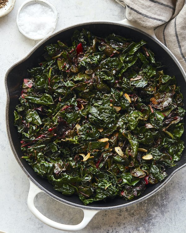 Simple sautéed greens