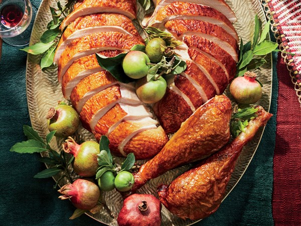 Simple smoked turkey