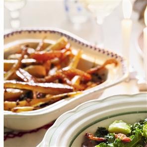 Simple, sticky roast root veg