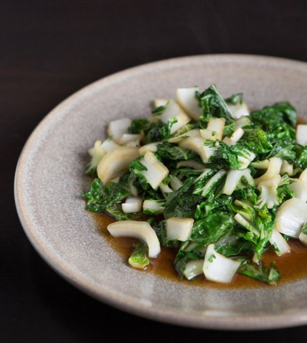Simple stir-fried greens