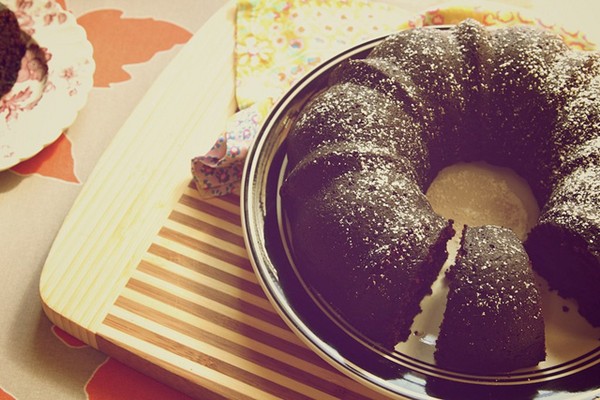 Simple vegan chocolate cake