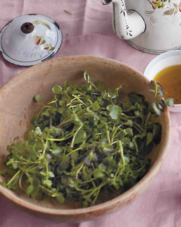 Simple watercress salad
