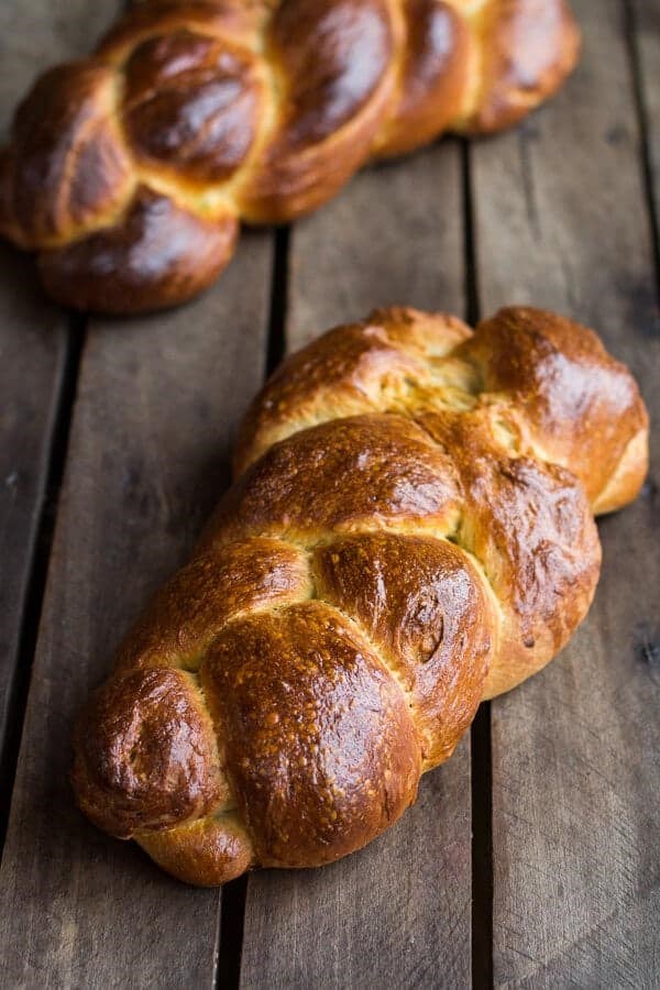 Simple whole wheat challah bread