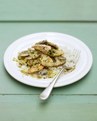 Simplest chicken and leek stew