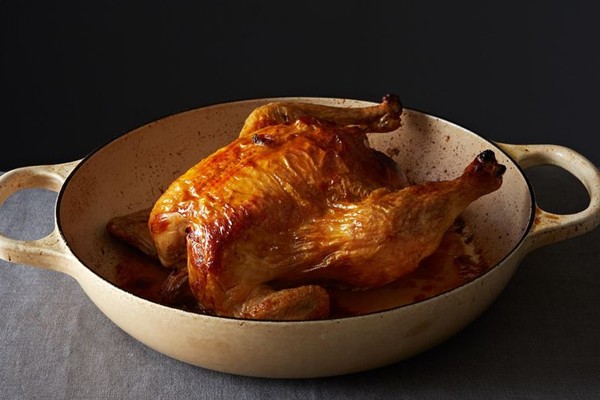 Simplest roast chicken [Barbara Kafka]