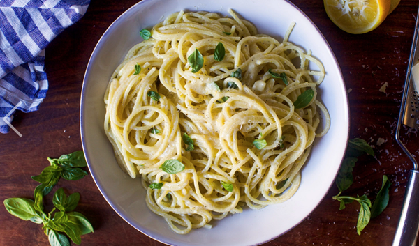 Simplest spaghetti al limone