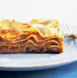 Simplified lasagna Bolognese