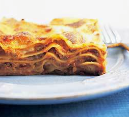 Simplified lasagna Bolognese