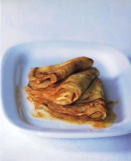Simplified orange butter crêpes (Crêpes au beurre d'orange)