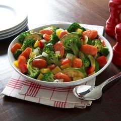 Simply sautéed vegetables
