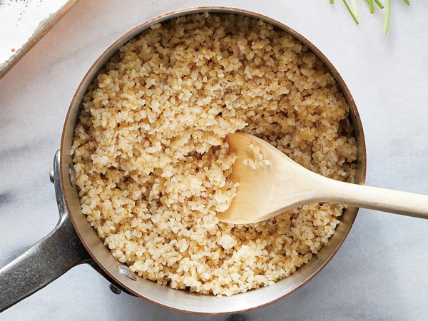 Simply seasoned bulgur