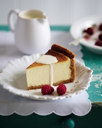 Simply vanilla cheesecake