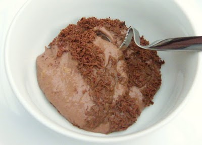 Sin-free chocolate mousse