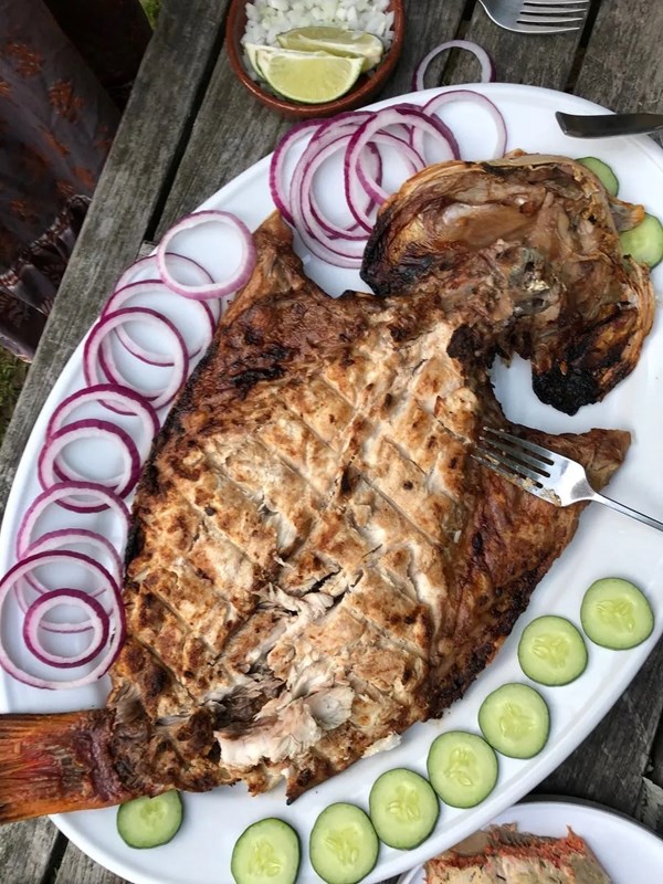 Sinaloan-style grilled fish 
