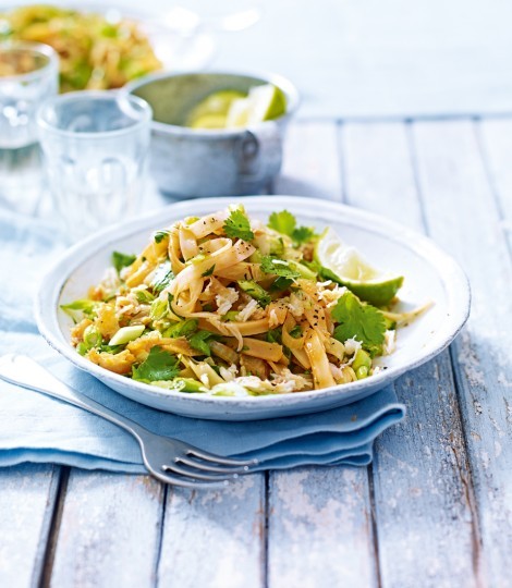 Singapore chilli crab noodles