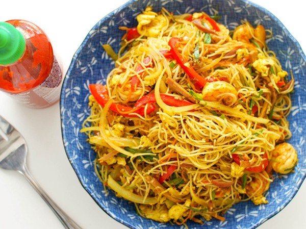 Singapore rice noodles