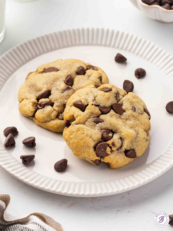 Single serve chocolate chip cookie