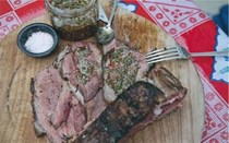 Sirloin with chimichurri sauce