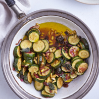 Sizzling courgettes agro dolce