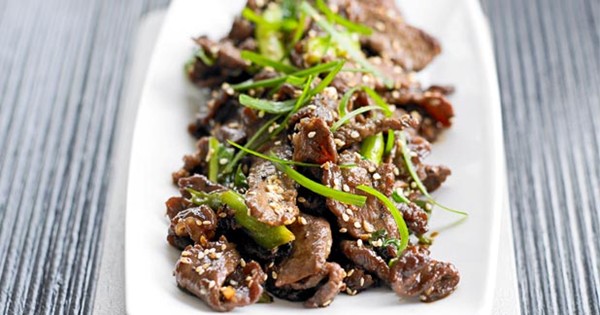 Sizzling Korean-style beef
