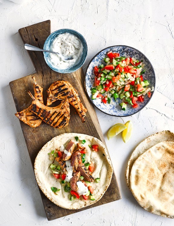Sizzling tandoori lamb chops