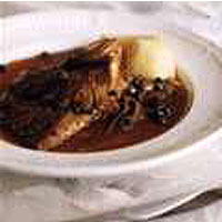 Skate wings with capers