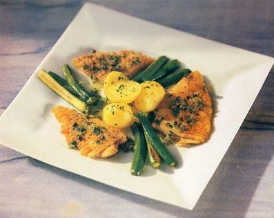Skate with capers and lemon (Raie à la Grenobloise)