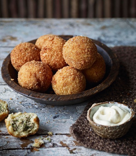 Skier's dumplings (Fleisch knödel)