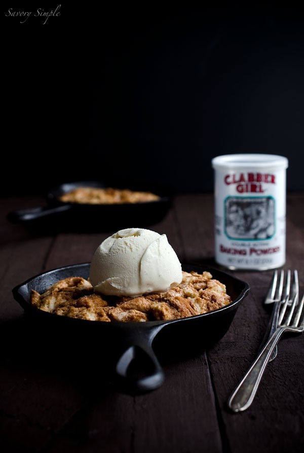 Skillet apple cobbler