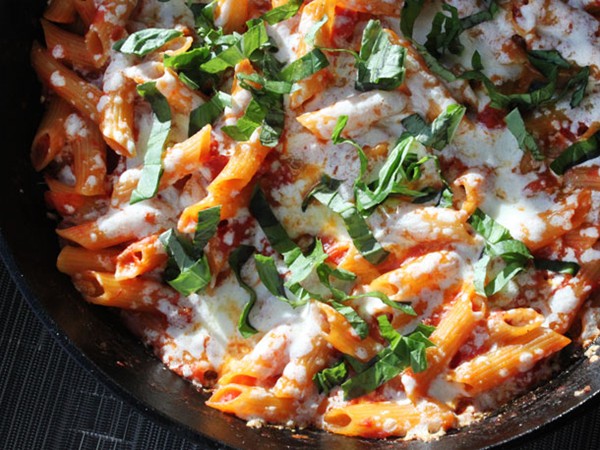 Skillet Baked Ziti Recipe | Eat Your Books