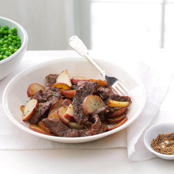 Skillet beef & potatoes
