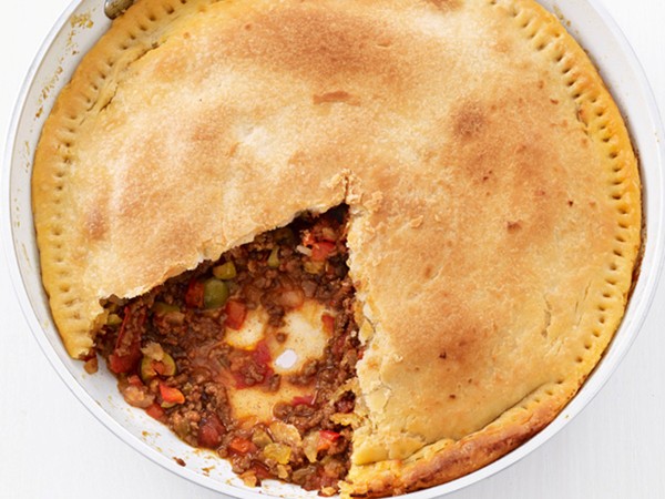 Skillet beef pie
