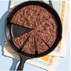 Skillet brownie cookie