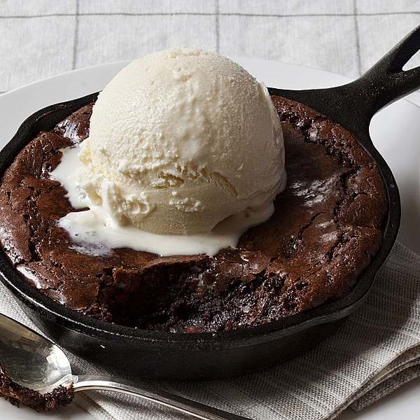 Skillet brownies