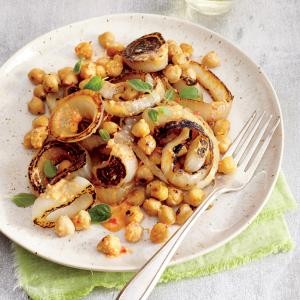 Skillet-charred Vidalia onion salad