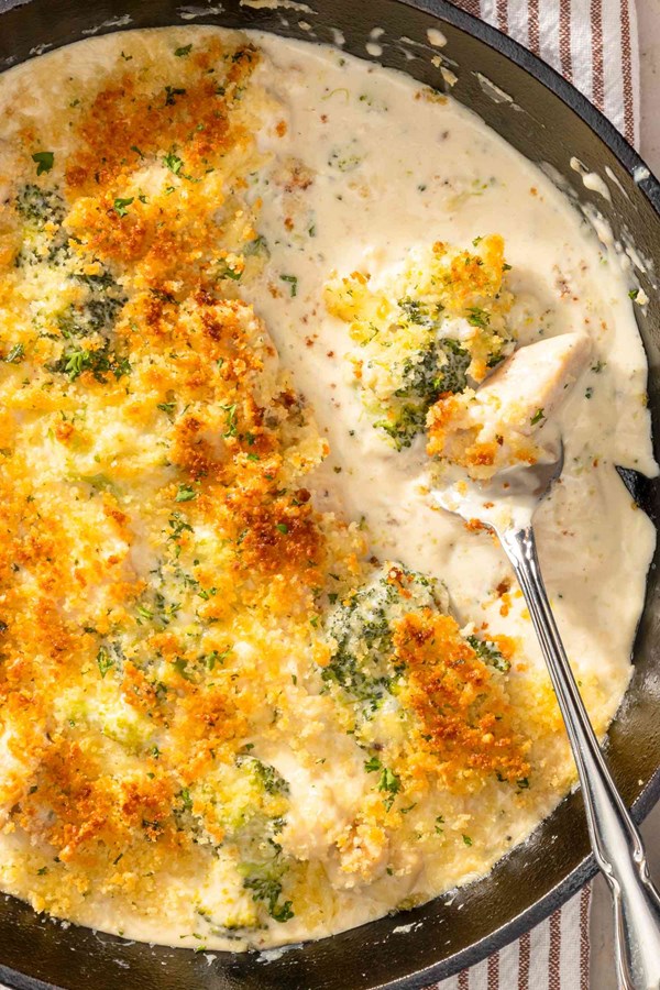 Skillet chicken Divan 