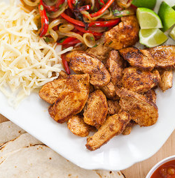Skillet chicken fajitas