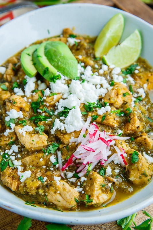 Skillet chicken verde