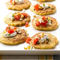 Skillet corn griddle cakes