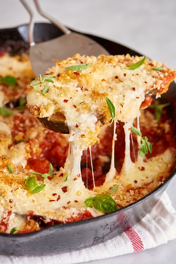 Skillet eggplant Parm