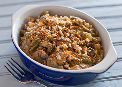 Skillet green bean casserole