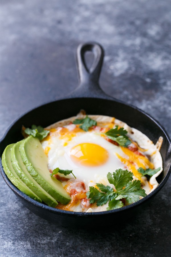 Skillet huevos rancheros