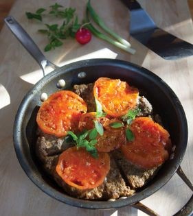 Skillet kabab (Kabab-e tabe'i-ye Kermani)