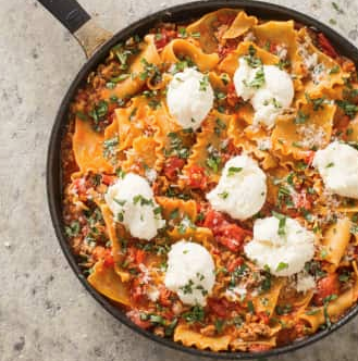 Skillet lasagna