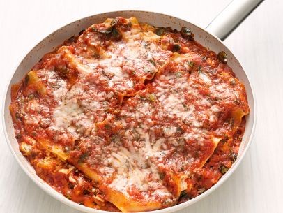 Skillet lasagna with butternut squash